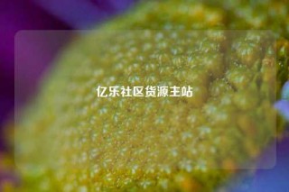亿乐社区货源主站