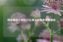 特许通信公司拟219亿美元收购考克斯通信