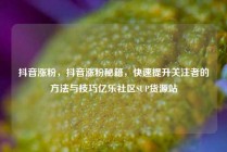 抖音涨粉，抖音涨粉秘籍，快速提升关注者的方法与技巧亿乐社区SUP货源站